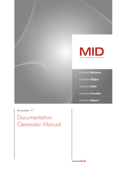 Documentation Generator Manual