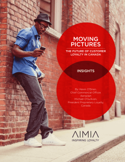 Moving Pictures: The Future of Customer Loyalty in Canada