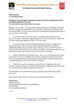 2016 Press Release - Asian Festival of Children`s Content