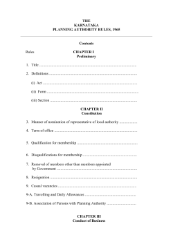 Karnataka_Planning_Authority_Rules_1965