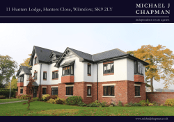 11 Hunters Lodge, Hunters Close, Wilmslow, SK9 2LY