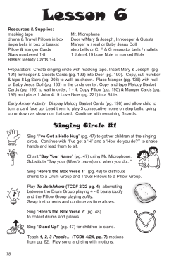 Lesson 6 - Kathie Hill Music