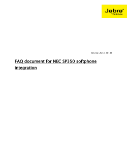 NEC SP350 FAQ here