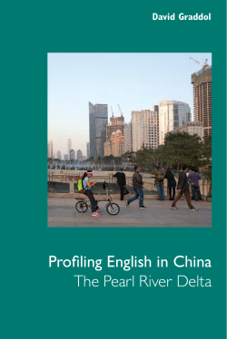Profiling English in China The Pearl River Delta
