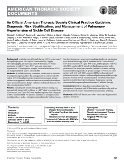 An Official American Thoracic Society Clinical Practice Guideline