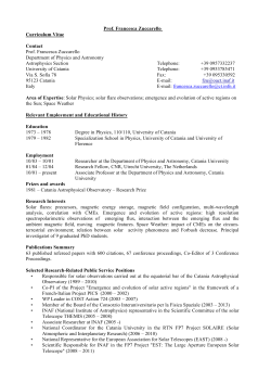 Curriculum Vitae (July 2014)