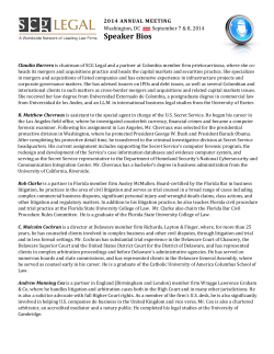 Speaker Bios - State Capital Group