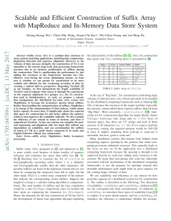 Scalable and Efficient Construction of Suffix Array