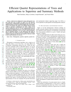 Efficient Quartet Representations of Trees and