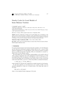 Nearby Cycles for Local Models of Some Shimura Varieties