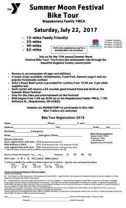 Summer Moon Festival Bike Tour