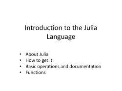 1.6 Julia Basics