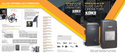 slide gate operators
