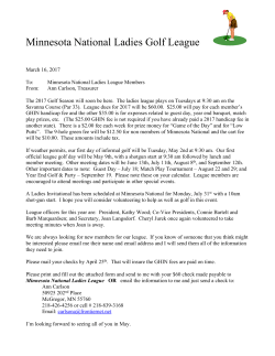 Savanna Flyers - Minnesota National Golf Course