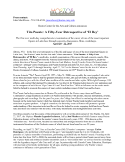 Tito Puente: A Fifty-Year Retrospective of `El Rey`