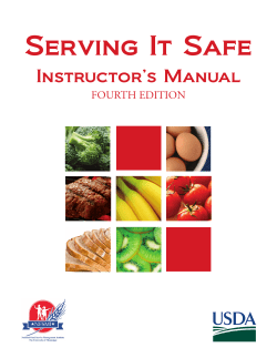 Serving It Safe