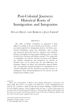 Post-Colonial Journeys: Historical Roots of Immigration and