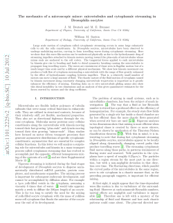 The mechanics of a microscopic mixer: microtubules and