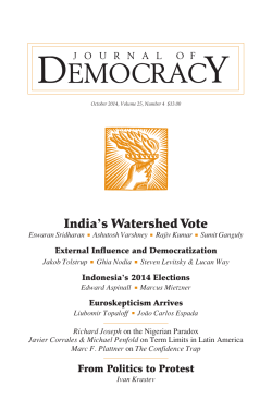 India`s Watershed Vote