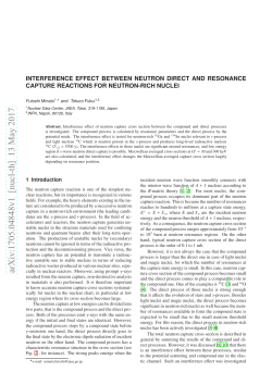 Interference Effect Between Neutron Direct and Resonance Capture