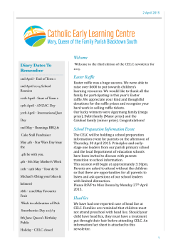CELC_Newsletter_Term_1_Week_10_2015