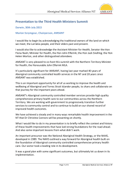 150730-Presentation-MS-Health Ministers Summit-FINAL