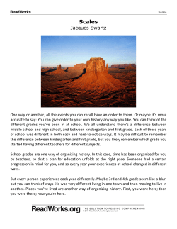 Scales - Jamestown Public Schools