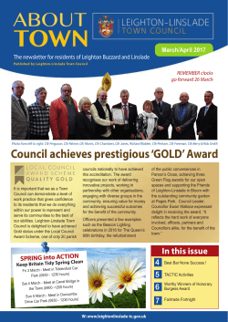 Council achieves prestigious `GOLD` Award
