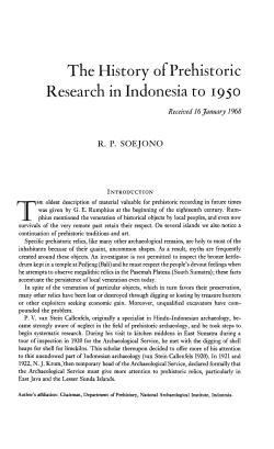 The History of Prehistoric