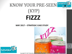KNOW YOUR PRE-SEEN (KYP) - Learn CIMA