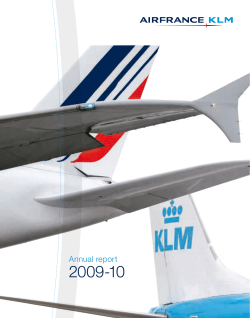 Annual report - Air France KLM