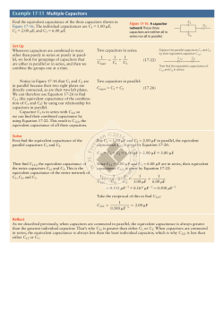 PWE 17-11: Multiple Capacitors