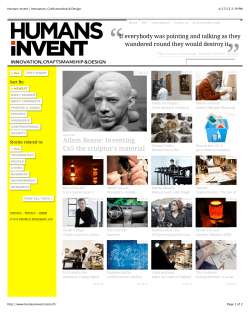 Humans Invent