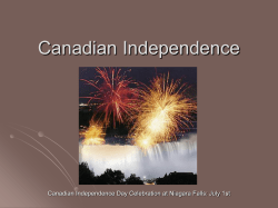 Canadian Independence