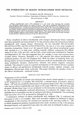 THE INTERACTION OF SILICON