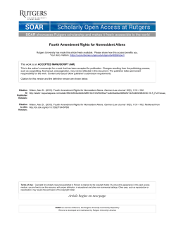 Fourth Amendment Rights for Nonresident Aliens