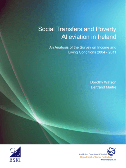 Social Transfers and Poverty Alleviation in Ireland