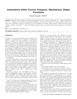 Interpolants within Convex Polygons