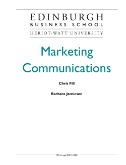 Marketing Communications