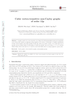 Cubic vertex-transitive non-Cayley graphs of order 12p