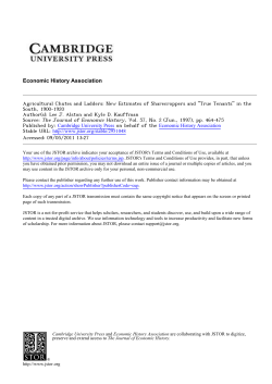 Agricultural Chutes and Ladders - University of Colorado Boulder