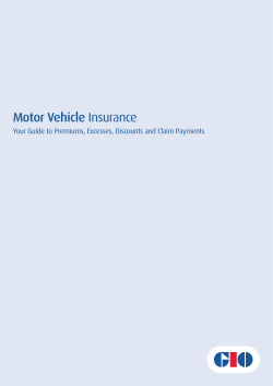 Motor Vehicle Insurance