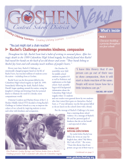 Fall Newsletter 2010 - Goshen Central School District