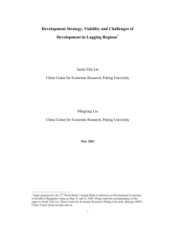 Development Strategy, Viability and Challenges of Development in