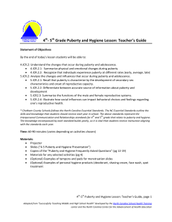 Teacher`s Guide - Chatham County, NC