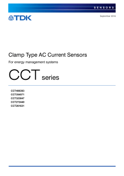 CCT Series - TDK Product Center