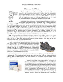 Shoes and Foot Care