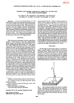 Evidence for Trapped Anomalous Cosmic Ray Oxygen Ions in the