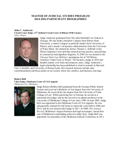 master of judicial studies program 2014