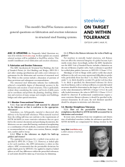 On Target and Within Tolerance